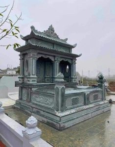 mẫu mộ đá đôi